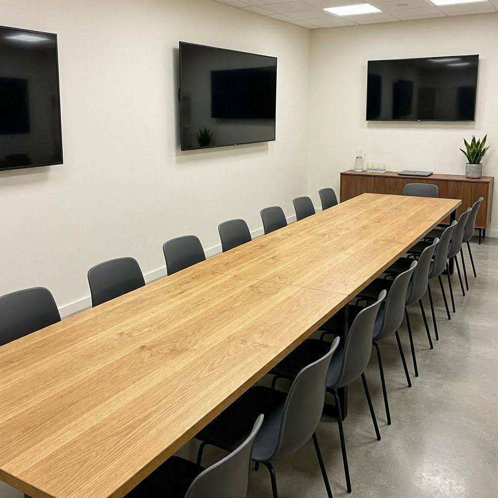 市场团队面对跨部门联合会议应给写字楼办公外贸企业客户展示增加哪些核查步骤